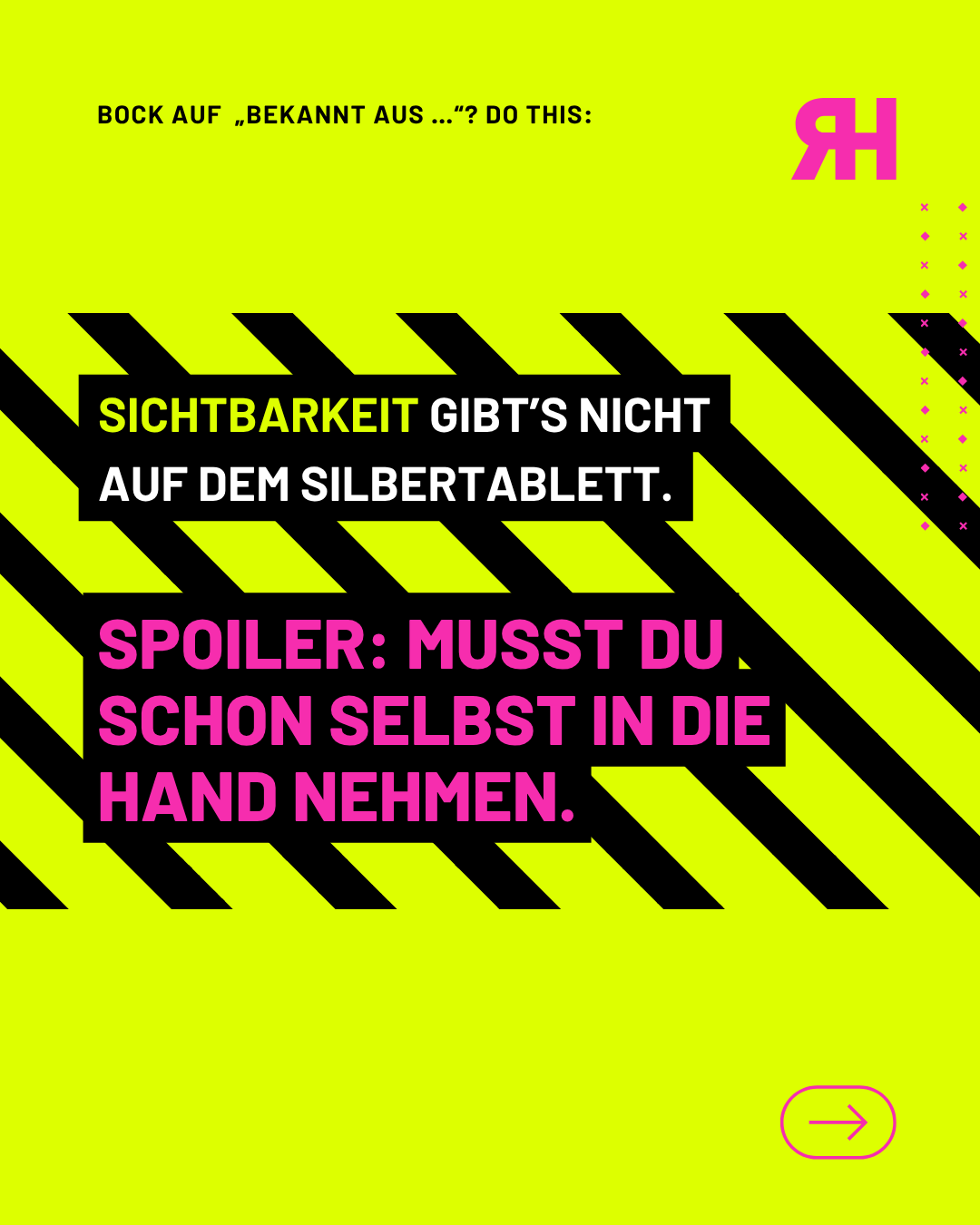 Rebelhood instagram sichtbarkeit